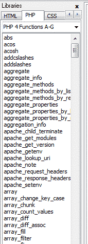 Alleycode left column set up for PHP