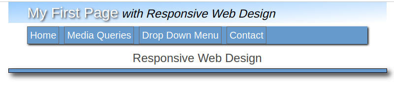 web page in browser