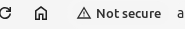 not secure