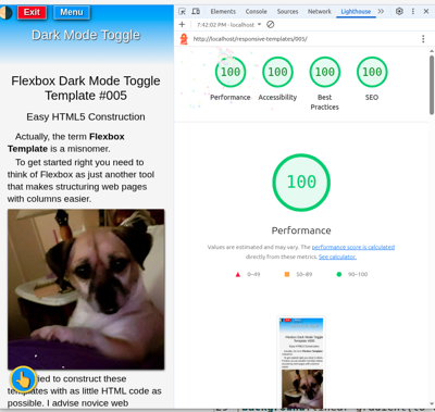 Lighthouse Dev Tools